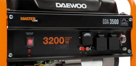 Бензогенератор Daewoo GDA 3500 в Екатеринбурге