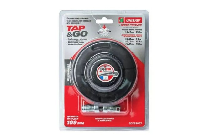 Насадка универсальная для бензокос TAP&amp;amp;GO 109 мм Unisaw в Екатеринбурге