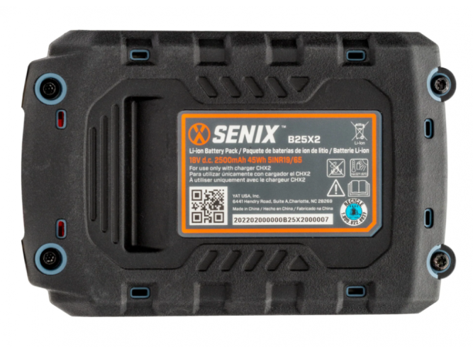 Аккумулятор SENIX B25X2 2.5 Ач в Екатеринбурге