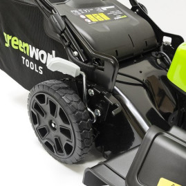 Газонокосилка аккумуляторная Greenworks Арт.2506807UG, 40V, 46см, самоходная, бесщеточная, c 1хАКБ 5 Ач и ЗУ