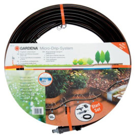 Шланг сочащийся для подземной прокладки 13.7 мм х 50 м с фитингами GARDENA 01389-37.000.00