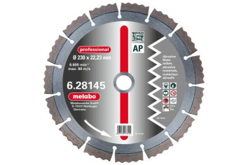 Алмазный диск Metabo 350х20/22,23/25,4мм Professional AP пеноблок,кирпич 628149000