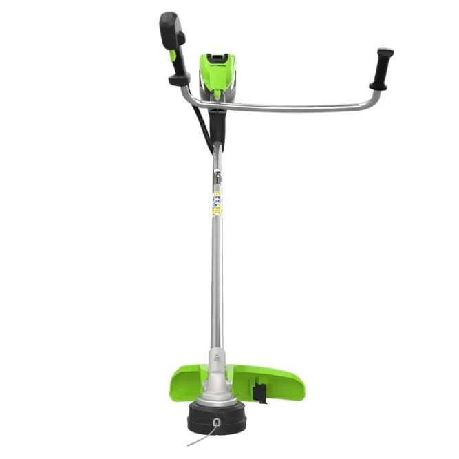 Триммер аккумуляторный Greenworks TB201H, 82V, 2,0 кВт, 46 см, c трехлопастным ножом и кусторезом, бесщеточный, без АКБ и ЗУ в Екатеринбурге