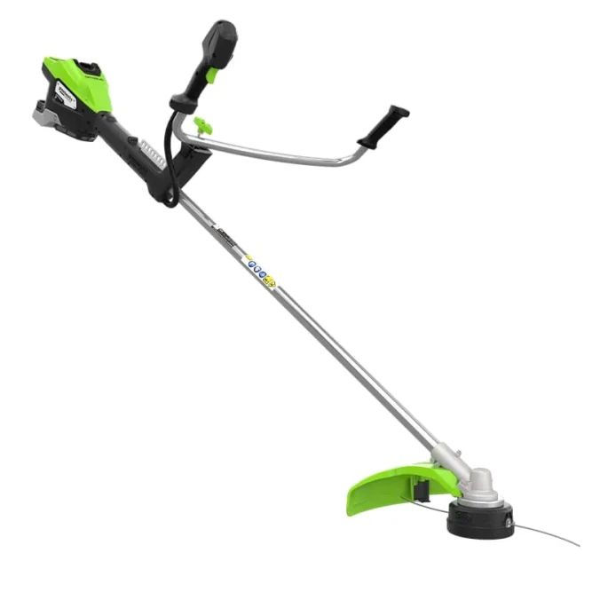 Триммер аккумуляторный Greenworks TB201H, 82V, 2,0 кВт, 46 см, c трехлопастным ножом и кусторезом, бесщеточный, без АКБ и ЗУ в Екатеринбурге