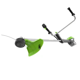 Триммер аккумуляторный Greenworks TB201H, 82V, 2,0 кВт, 46 см, c трехлопастным ножом и кусторезом, бесщеточный, без АКБ и ЗУ