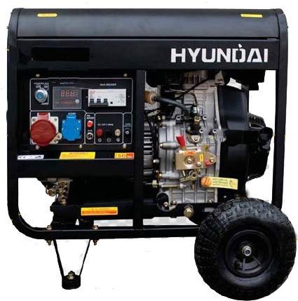 Электростанция дизельная Hyundai DHY6000LE старая модификация в Екатеринбурге