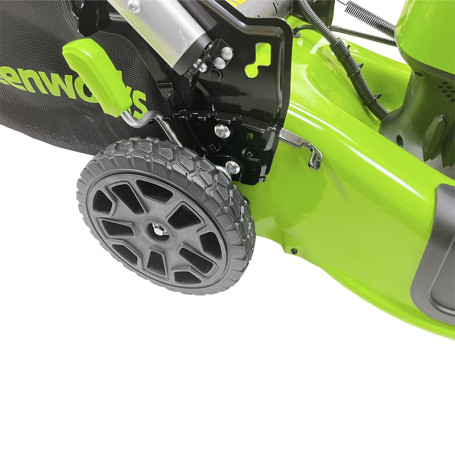 Газонокосилка аккумуляторная Greenworks Арт. 2517407UB, 40V, 48 см, самоходная, бесщеточная, c 1хАКБ 4 Ач и ЗУ