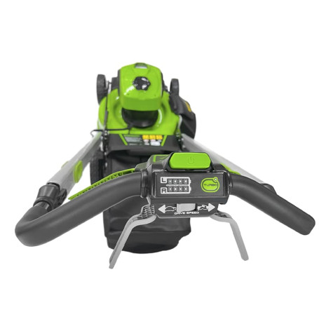 Газонокосилка аккумуляторная Greenworks Арт. 2517407UB, 40V, 48 см, самоходная, бесщеточная, c 1хАКБ 4 Ач и ЗУ