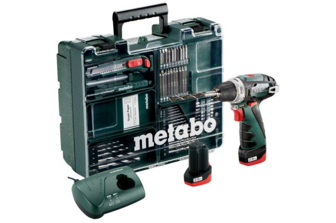 Аккумуляторная дрель-шуруповерт Metabo PowerMaxx BS Basic Set 600080880 в Екатеринбурге