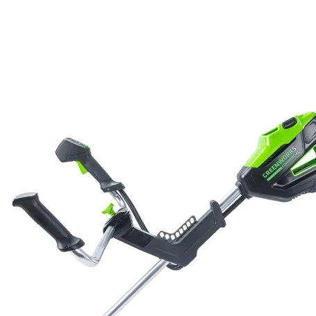 Триммер аккумуляторный Greenworks TB201H, 82V, 2,0 кВт, 46 см, c трехлопастным ножом и кусторезом, бесщеточный, с 1хАКБ 5 Ач и ЗУ в Екатеринбурге