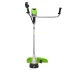 Триммер аккумуляторный Greenworks TB201H, 82V, 2,0 кВт, 46 см, c трехлопастным ножом и кусторезом, бесщеточный, с 1хАКБ 5 Ач и ЗУ в Екатеринбурге