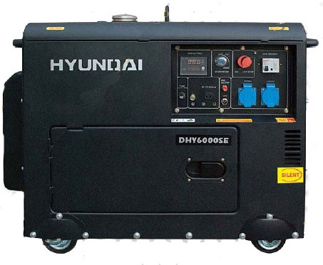 Дизельный генератор Hyundai DHY 6000SE в Екатеринбурге