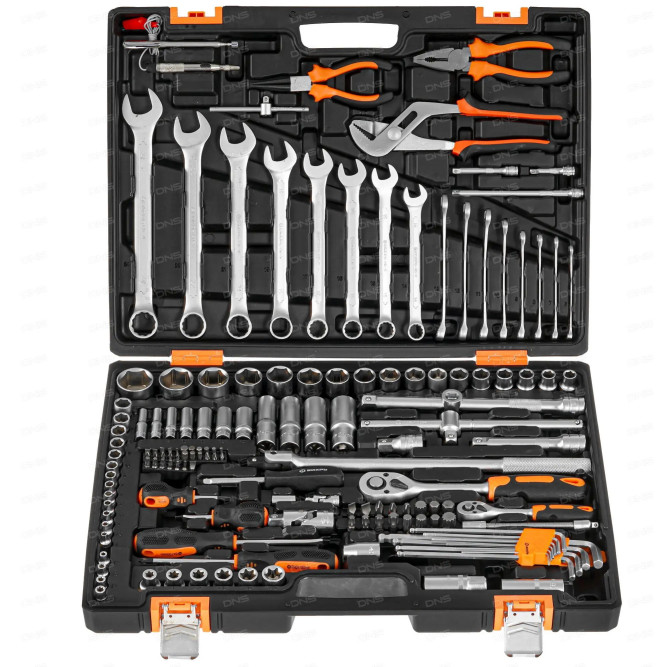 Набор инструментов Вихрь, 1/2&amp;quot;, 1/4&amp;quot;, CrV, в кейсе 151 предм в Екатеринбурге