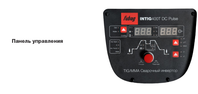 Сварочный инвертор для аргоно-дуговой сварки FUBAG INTIG 400 T DC PULSE в Екатеринбурге