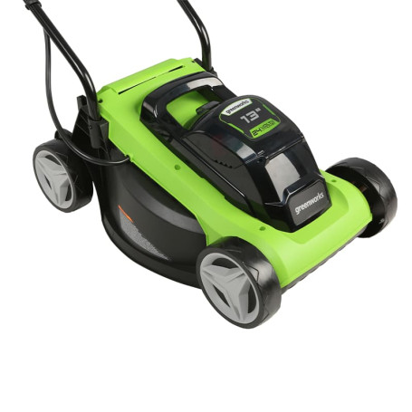 Газонокосилка аккумуляторная Greenworks G24LM33K2 24V (33 см) c АКБ 2АЧ и ЗУ, арт. 2509607
