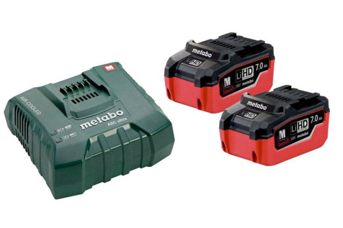 Базовый комплект Metabo 18 В LiHD 2х7,0Ач + ЗУ ASC ULTRA AIR COOLED  685112000 в Екатеринбурге