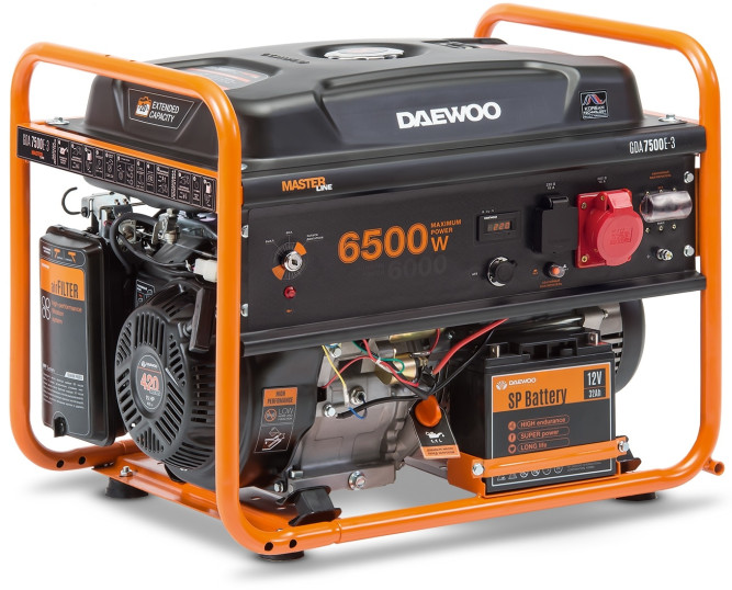 Бензогенератор Daewoo GDA 7500E-3 в Екатеринбурге