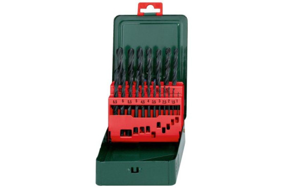 Набор сверел по металлу Metabo HSS-R 1-10мм (19шт)  627151000 в Екатеринбурге