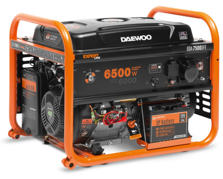 Бензогенератор двухтопливный Daewoo GDA 7500DFE в Екатеринбурге