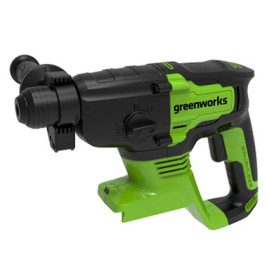 Перфоратор аккумуляторный бесщеточный Greenworks Арт. 3803007, 2 ДЖ, 24V, без АКБ и ЗУ