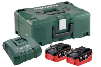 Базовый комплект Metabo 18 В LiHD 2х3,5Ач + ЗУ ASC ULTRA AIR COOLED + Metaloc 685102000