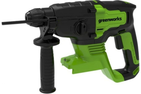 Перфоратор аккумуляторный бесщеточный Greenworks Арт. 3803007UB,  2 ДЖ, 24V, c 1хАКБ 4 Ач и ЗУ в сумке в Екатеринбурге