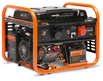 Бензогенератор Daewoo GDA 7500DPE-3