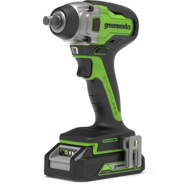 Гайковерт ударный аккумуляторный Greenworks Арт. 3802907, 24V, бесщеточный, без АКБ и ЗУ в Екатеринбурге