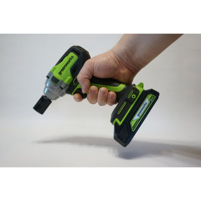 Гайковерт ударный аккумуляторный Greenworks Арт. 3802907, 24V, бесщеточный, без АКБ и ЗУ в Екатеринбурге