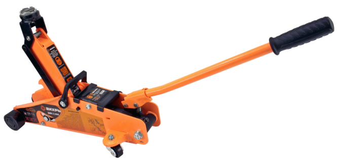 Домкрат гидравлический подкатной Вихрь ДМК-2,5ФК (2,5 т, 140-390 мм, с фиксатором, в кейсе) в Екатеринбурге