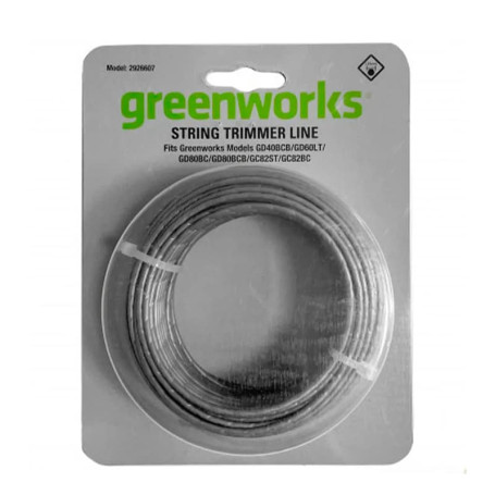 Леска для триммера Greenworks 2 мм в Екатеринбурге