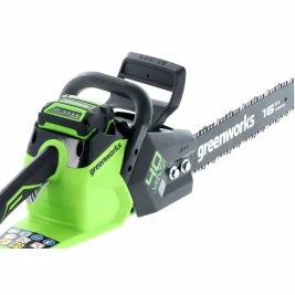 Цепная пила аккумуляторная Greenworks  GD40CS18, 40V, 40 см, бесщеточная,  до 1,8 КВт, с 1хАКБ 8Ач и ЗУ