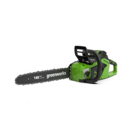 Цепная пила аккумуляторная Greenworks  Арт. 2005807UB, 40V, 40 см, бесщеточная,  до 1,8 КВт, с 1хАКБ 4Ач и ЗУ