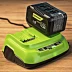 Ультрабыстрое двойное зарядное устройство Greenworks G24X2C8, 24V, 8A (2958807) в Екатеринбурге