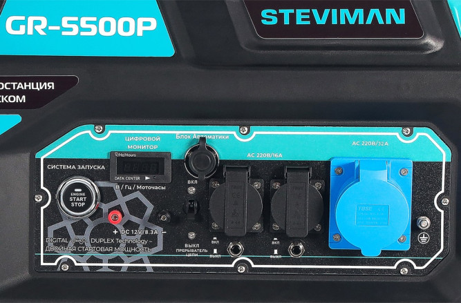 Бензиновый генератор STEVIMAN GR-5500P в Екатеринбурге
