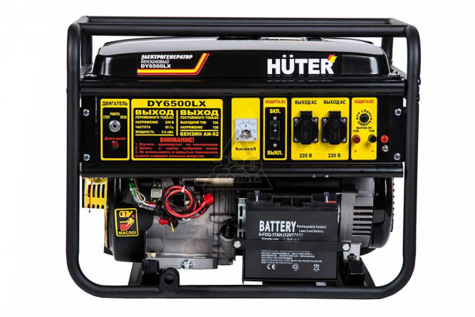 Бензогенератор Huter DY6500LX в Екатеринбурге