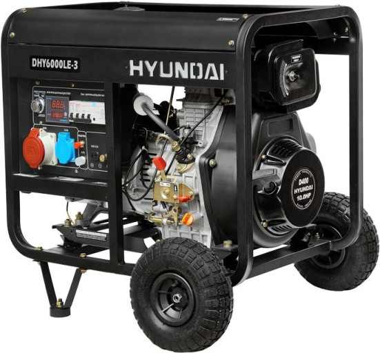 Дизельный генератор Hyundai DHY 6000LE-3 в Екатеринбурге