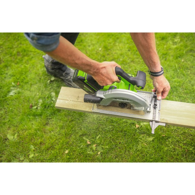 Циркулярная пила аккумуляторная Greenworks Арт. 1500907, 24V, бесщеточная, без АКБ и ЗУ в Екатеринбурге