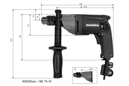 Дрель Metabo BE 75-16 600580000 в Екатеринбурге
