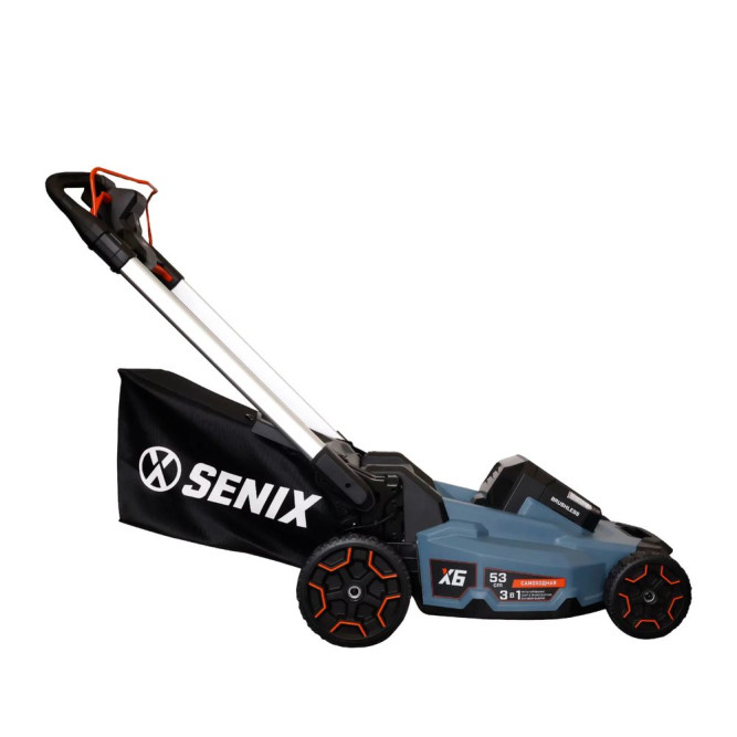 Газонокосилка аккумуляторная SENIX LPSX6-H-EU 53см c АКБ и ЗУ