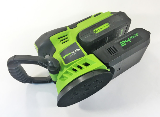 Шлифовальная машина, аккумуляторная Greenworks Арт. 3100107, 24V, без АКБ и ЗУ в Екатеринбурге