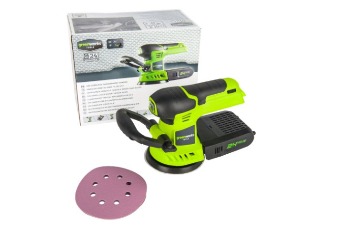 Шлифовальная машина, аккумуляторная Greenworks Арт. 3100107, 24V, без АКБ и ЗУ в Екатеринбурге