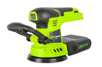 Шлифовальная машина, аккумуляторная Greenworks Арт. 3100107, 24V, без АКБ и ЗУ