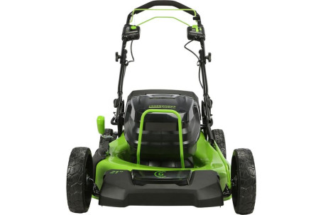 Газонокосилка самоходная, аккумуляторная Greenworks Арт. 2515907UB, 82V, 51 см, самоходная, бесщеточная, c 1хАКБ 5 Ач. и ЗУ