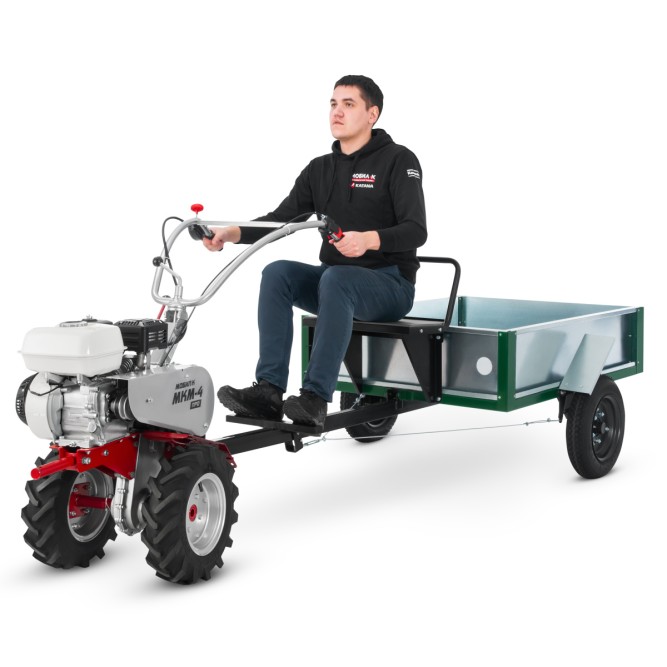 Прицеп для мотоблока МОБИЛ К ТПМ-500-1 КОМФОРТ оцинкованный в Екатеринбурге