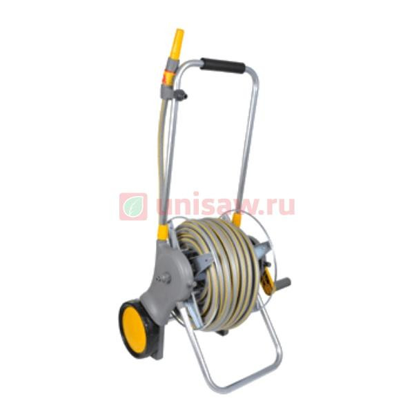 Тележка металлическая в сборе Hozelock для шланга длиной 60 м с шлангом Flexi Pro 12,5 мм 30 м в комплекте в Екатеринбурге