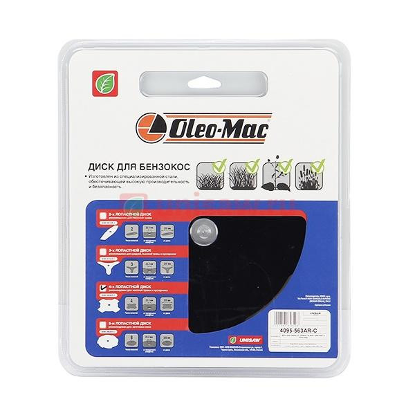 Диск для травы 4T 255мм/25.4мм Oleo-Mac в блистере в Екатеринбурге