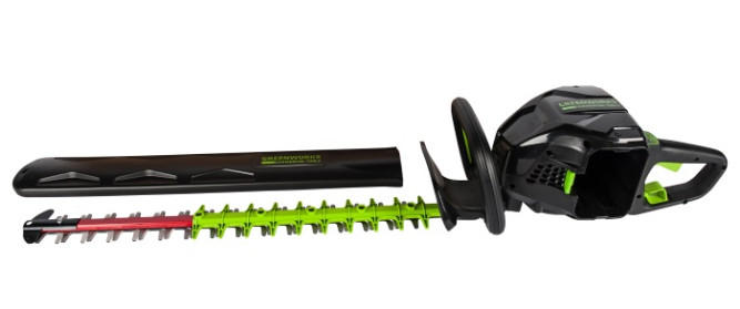 Кусторез аккумуляторный Greenworks GD82HT, 82V, 61 см, бесщеточный, без АКБ и ЗУ в Екатеринбурге