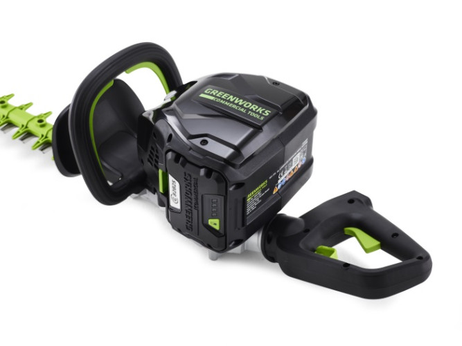 Кусторез аккумуляторный Greenworks GD82HT, 82V, 61 см, бесщеточный, без АКБ и ЗУ в Екатеринбурге