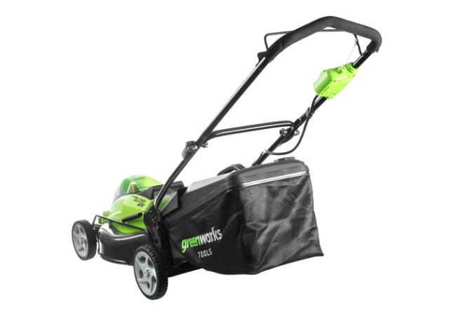 40V 45 см Газонокосилка (в комл. аккумуляторная батарея 2А*ч и зарядное устройство) в Екатеринбурге